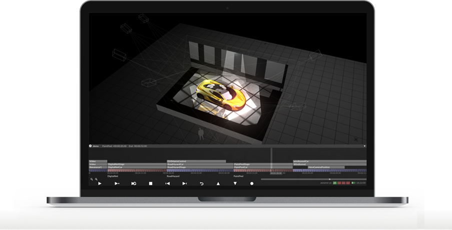Design and sequence your shows to bring your vision into a 3D creative environment.