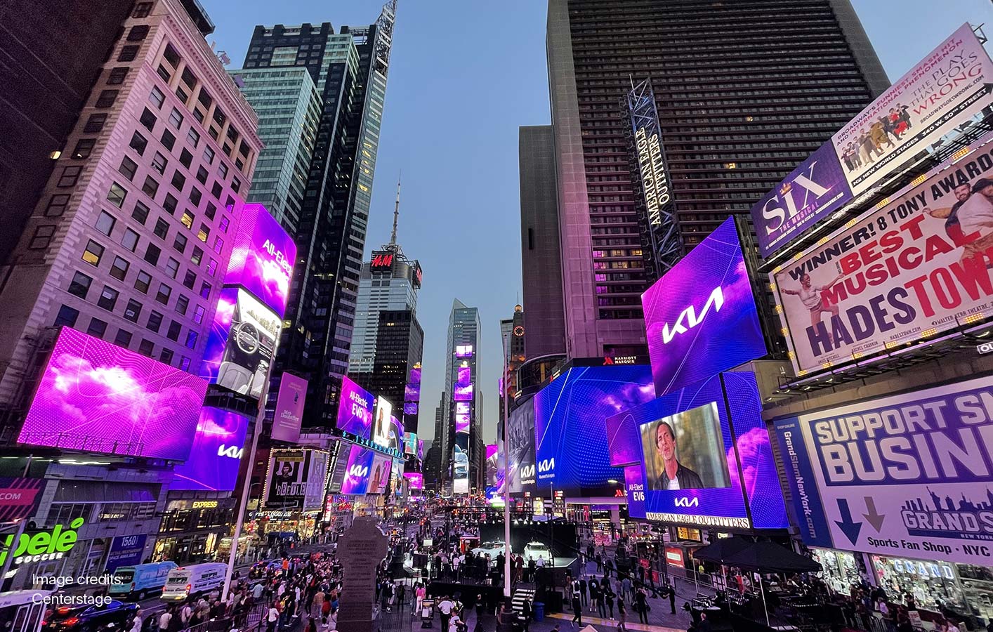 Kia Times Square takeover